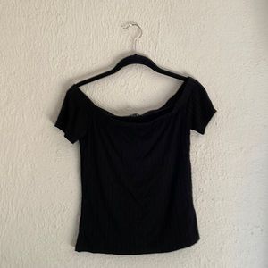 Ambiance black off the shoulder top